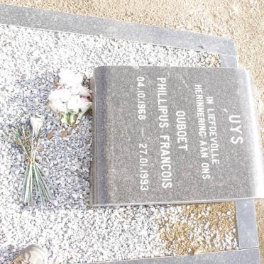 UYS Phillipus Francois 1968-1993