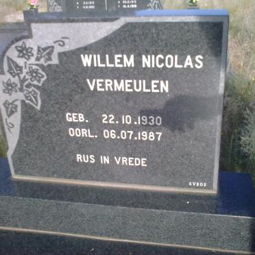 VERMEULEN Willem Nicolas 1930-1987