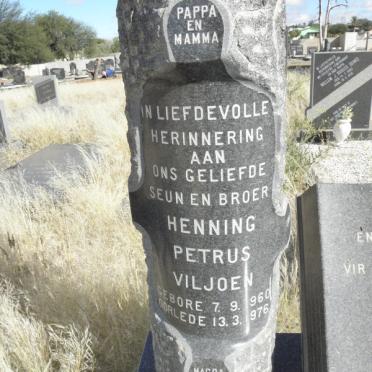 VILJOEN Henning Petrus 1960-1976