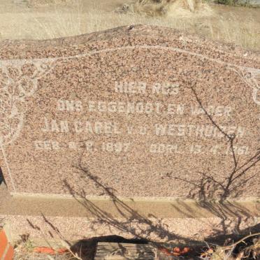 WESTHUIZEN Jan Carel, v.d. 1897-1961