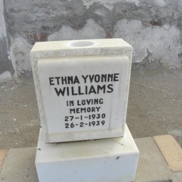 WILLIAM Ethna Yvonne 1930-1939