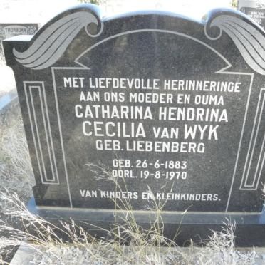 WYK Catharina Hendrina Cecilia, van nee LIEBENBERG 1883-1970
