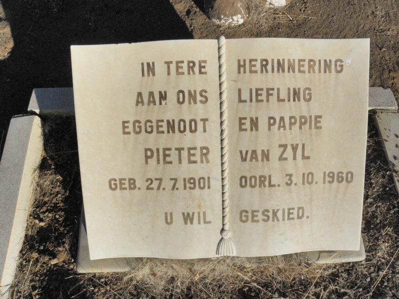 ZYL Pieter, van 1901-1960