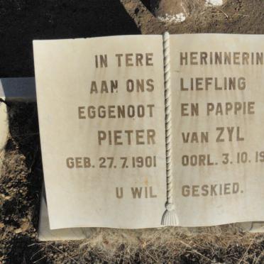 ZYL Pieter, van 1901-1960