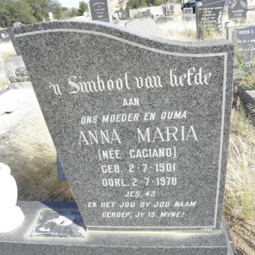 ? Anna Maria nee GAGIANO 1901-1978