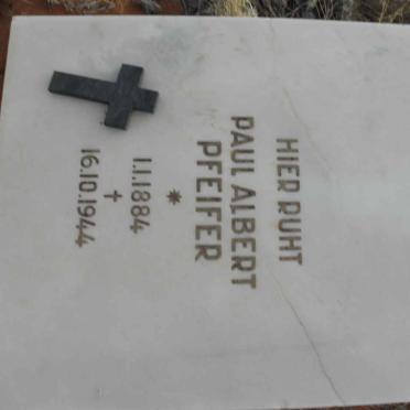 PFEIFER Paul Albert 1884-1944