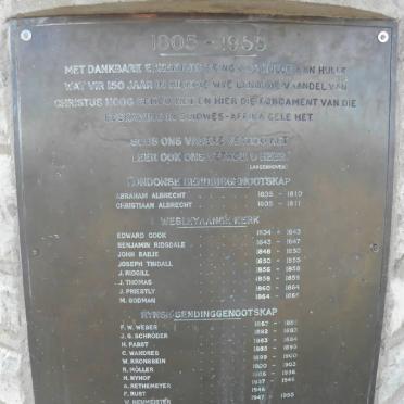Namibia, KARAS region, Warmbad, Missionary memorial