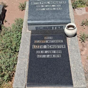 SCHUSTER Otto Paul 1877-1944 & Lizzie 1889-1979