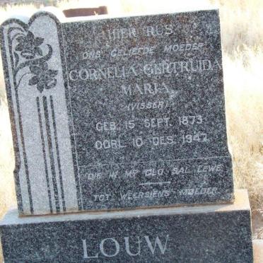 LOUW Cornelia Gertruida Maria nee VISSER 1873-1947