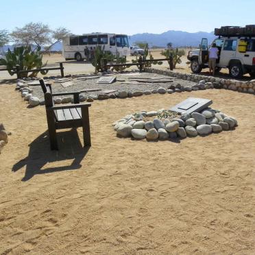 Namibia, KHOMAS region, Solitaire settlement, single grave