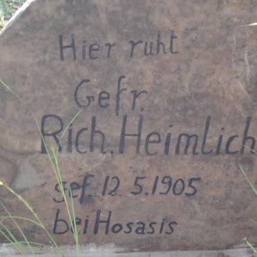 Namibia, KHOMAS region, Seeis, Schutztruppe, German cemetery