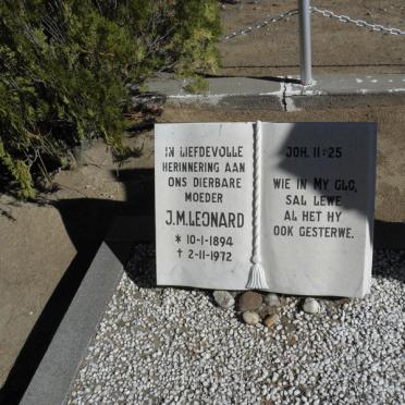 LEONARD J.M. 1894-1972