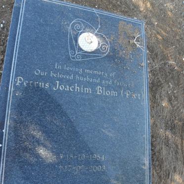 BLOM Petrus Joachim 1954-2003