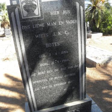 BOTES Wiets J.K.C. 1884-1960
