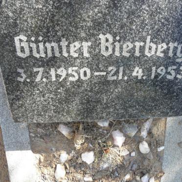 BIERBERG Gunter 1950-1953