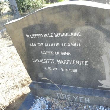 DREYER Charlotte Marguerite 1911-1968