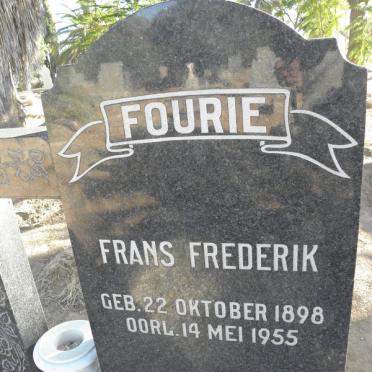 FOURIE Frans Frederik 1898-1955