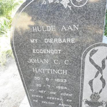 HATTINGH Johan C.C. 1893-1964