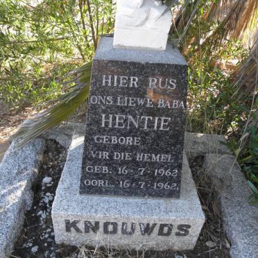 KNOUWDS Hentie 1962-1962