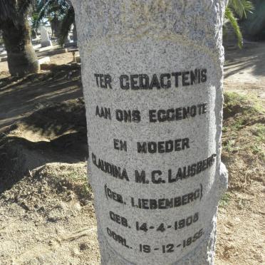 LAUSBERG Glaudina M.C. nee LIEBENBERG 1908-1955