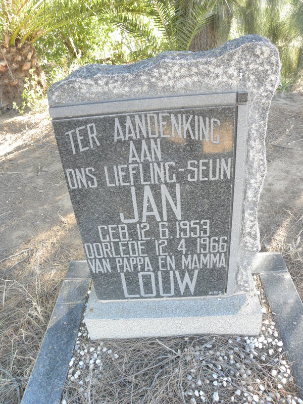 LOUW Jan 1953-1966