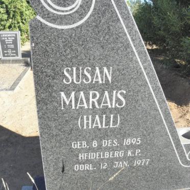 MARAIS Susan geb HALL 1895-1977