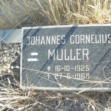 MULLER Johannes Cornelius 1925-1968