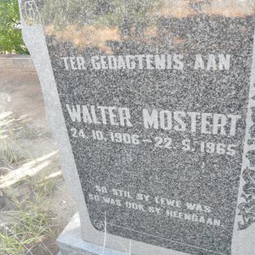 MOSTERT Walter 1906-1965