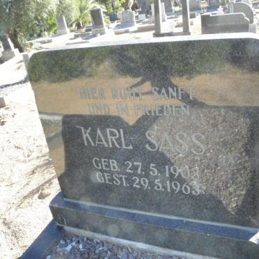 SASS Karl 1903-1963