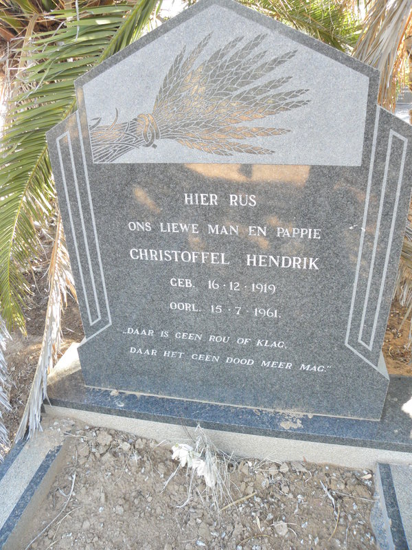 SMIT Hendrik Christoffel 1919-1961