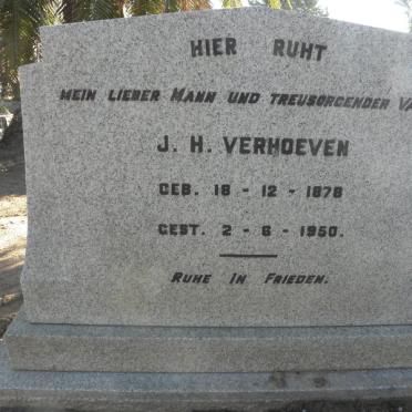 VERHOEVEN J.H. 1878-1950