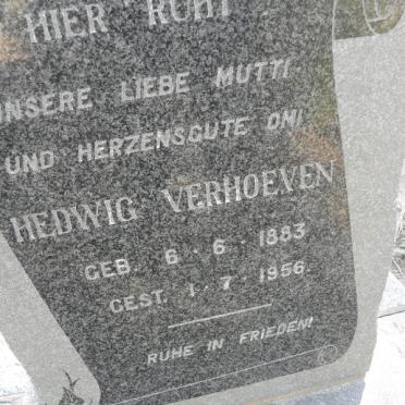 VERHOEVEN Hedwig 1883-1956