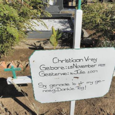 VREY Christiaan 1927-2007