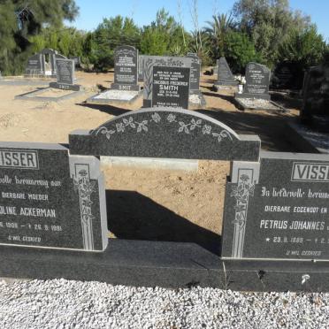 VISSER Petrus Johannes Jacobus 1899-1969 &amp; Caroline ACKERMAN 1908-1981