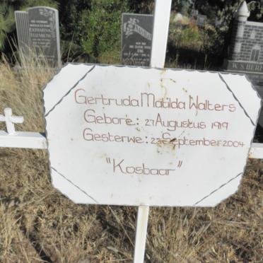 WALTERS Gertruda Matilda 1919-2004