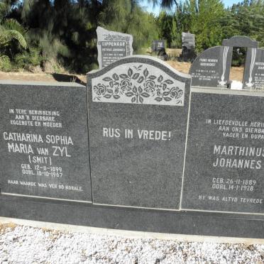 ZYL Marthinus Johannes, van 1889-1978 &amp; Catharina Sophia Maria SMIT 1899-1967