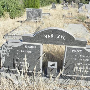 ZYL Pieter, van 1917-1983 &amp; Johanna 1918-