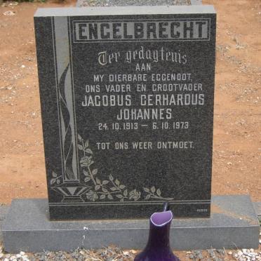 ENGELBRECHT Jacobus Gerhardus Johannes 1913-1973