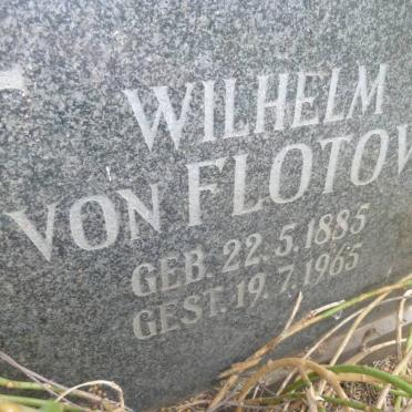 FLOTOW Wilhelm, von 1885-1965