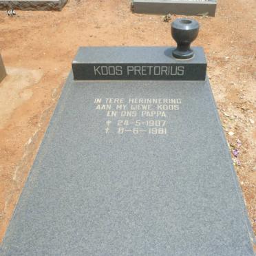 PRETORIUS Koos 1907-1981