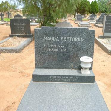 PRETORIUS Magda 1944-1962