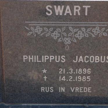 SWART Philippus Jacobus 1896-1985
