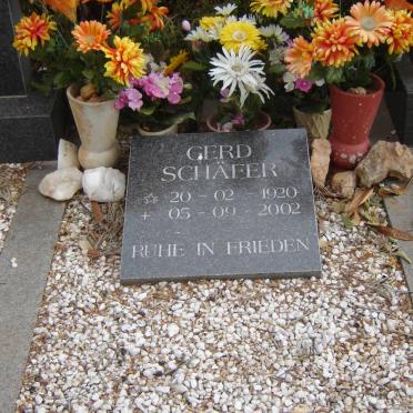 SCHÄFER Conrad Walter 1891-1971 &amp; Käthe Amalie 1896-1987 :: SCHÄFER Gerd 1920-2002