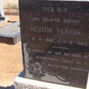 VENTER Hester 1942-1962