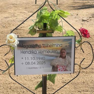 VERMEULEN Magarietha Wilhelmina Hendrika 1940-2025