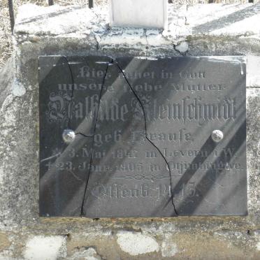 KLEINSCHMIDT Mathilde nee KRAUSE 1847-1905