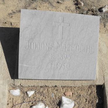 MAZEPAIHE Juliane 1896-1950