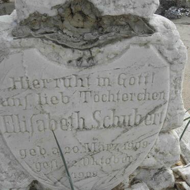 SCHUBERT Elisabeth 1909-1909