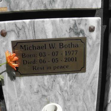 BOTHA Michael W. 1977-2001