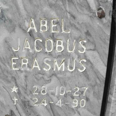 ERASMUS Abel Jacobus 1927-1990